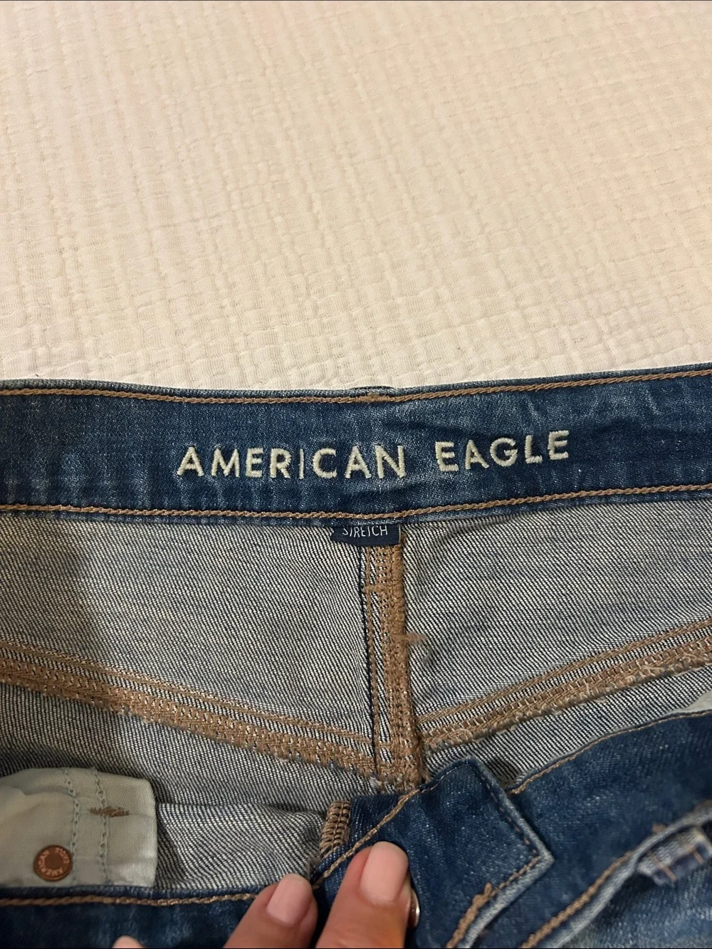 American Eagle Bermuda Denim Shorts